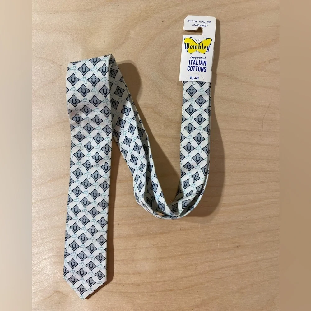 Vintage Wembley  Imported Italian Cotton Tie (CI)